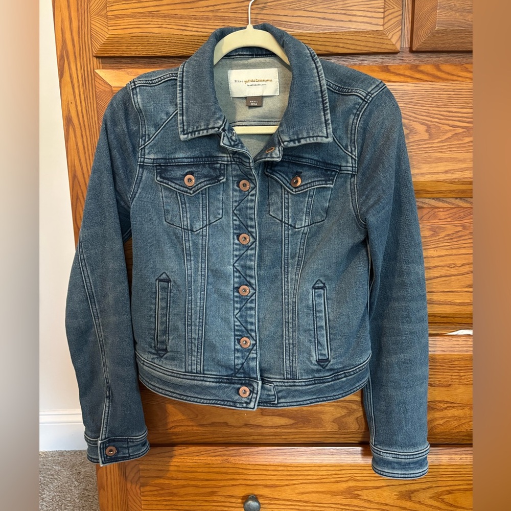 Anthropologie Pilcro and the Letterpress Denim Jean Jacket, Size Small